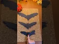 DIY Paper Bats Wall Decor Easy Halloween Craft Tutorial