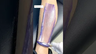 Long hair removal using hard wax
