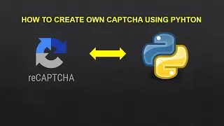 How to create own Captcha using python Python tutorials