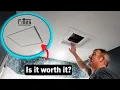 Modern Vent Fan Cover Fittes Luxe Exhaust Fan Cover