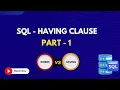 42 Having Clause Learn SQL from Scratch