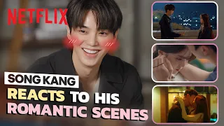 song kang reacts to kiss scenes and pickup lines from his own romance dramas eng sub