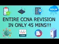 ENTIRE CCNA Revision in 45 MINS CCNA Revision High Quality Cisco Certified CCNA Certification