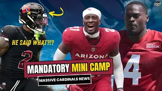 arizona cardinals get massive news leaving mandatory otas mack wilson sr speaks out