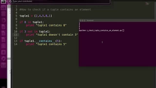 Python How to Check for an item in a Tuple