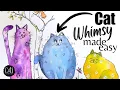 You can enjoy instant watercolor success Paint these Cute Whimsical Cats they re not too hard
