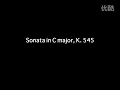Mozart Piano Sonata No 16 C major K 545 Barenboim