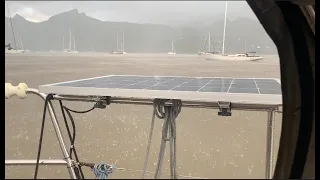 Rain rain rain in Fatu Hiva, Marquesas, French Polynisia. #Short video