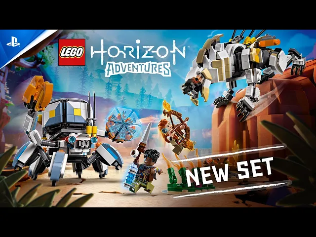 LEGO Horizon Adventures - Aloy &amp; Varl vs. Shell-Walker &amp; Sawtooth LEGO Set