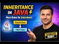 Java Inheritance Explained in 10 Minutes Real-Time Examples Interview Ready Java Inheritance