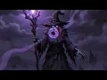Halloween Ambience | Spooky Lake & Crackling Fire | 3 Hours