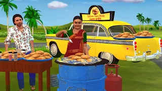 Big Yellow Taxi और Moong Dal Kachori Famous Street Food Hindi Kahaniya Moral Stories in Hindi