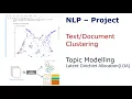 NLP - Python TOPIC MODELING LATENT DIRICHLET ALLOCATION LDA