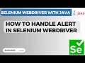 Selenium WebDriver Tutorial How to Handle Alerts and Popups in Selenium WebDriver