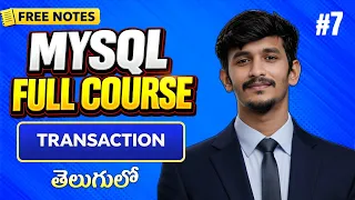 Transaction in SQL Telugu Commit Rollback MySql Full Course in Telugu