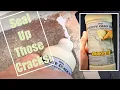 QUIKRETE Concrete Crack Sealer Cracked Porch and Garage Slab Repair Project QUIKRETE CONCRETE SEAL