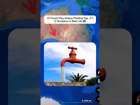 😱 I Found Very Strange Floating Tap 🚰 in Real On Google Earth 🌏! #shorts #findmysterioussecrets