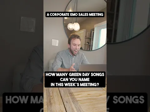 Corporate Emo Sales Meeting - Green Day Edition #greenday #nimrods