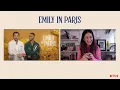 Emily in Paris 3 sezon roportajlari William Abadie Lucien Laviscount