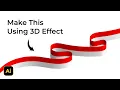 How to Make Indonesian Ribbon Flag Using 3D Effect Adobe Illustrator Tutorials