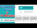 Build Complete Website in 10 Minutes using TailwindCSS Tailblocks TailWind CSS Full Tutorial