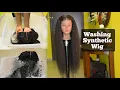 How I Wash My Synthetic Wig Using A Regular Shampoo And Conditional
