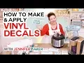How to Make Vinyl Decals Designs for Instant Pot KitchenAid Mixer Keurig