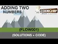 Adding two numbers codechef FLOW001 Solved Competitive Programming