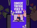 Download Lagu Converteer YouTube-video naar audio