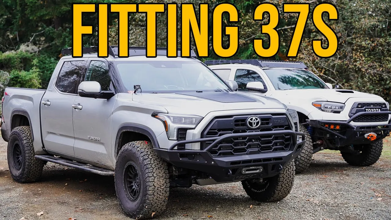 How to fit 37s on 2022 Toyota Tundra
