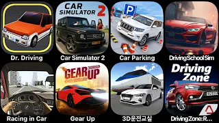 Dr. Driving, Car Simulator 2, Car Parking, Driving School Sim, Racing in Car, Gear Up, 3D Driving