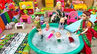 Barbie Doll All Day Routine In Indian Village/Pinky Ki Kahani Part -508/Barbie Ki Hindi Kahani||