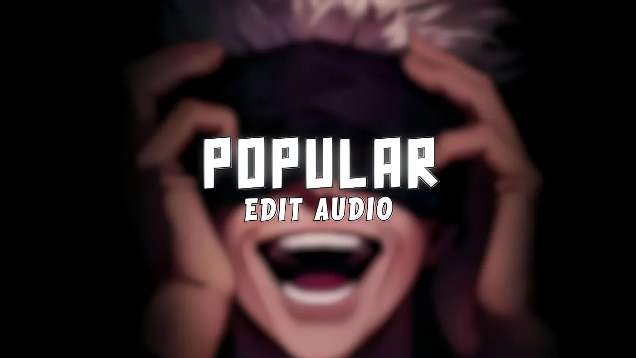 Popular [ Slowed ] - The Weeknd, Playboi Carti, Madonna [ EDIT AUDIO ]