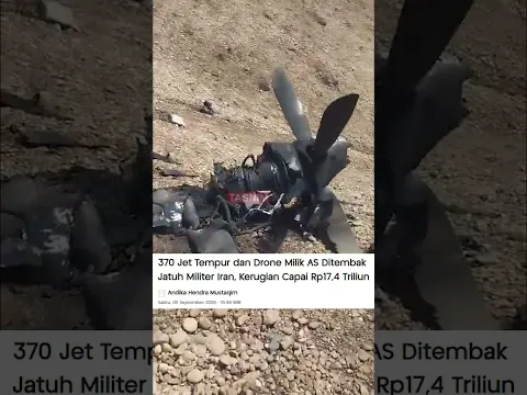 NGERI! Iran Tembak Jatuh Ratusan Jet dan Drone AS, Trump Rugi Besar