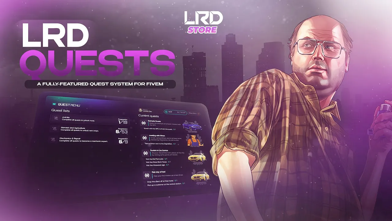LRD QUESTS — Advanced Quest & Progression System