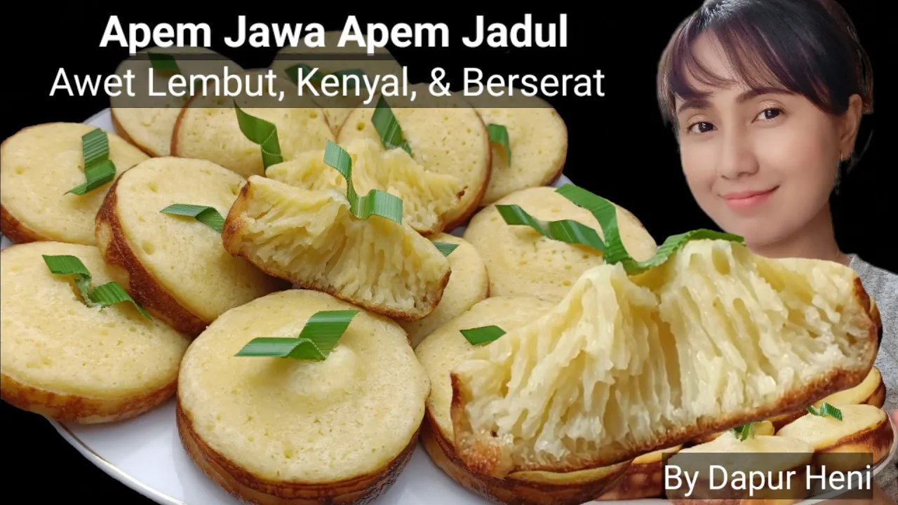 Resep Apem Jawa Apem Jadul Menggunakan Telur, Awet Lembut, Kenyal, Menul Menul, & Berserat