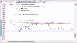 Java Game Development 19 Compatible Buffer Images