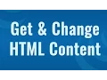 Get and Change HTML Markup and Content dynamically - Learn JQuery in Hindi