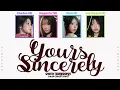 QWER(큐더블유이알) Yours Sincerely [Color Coded Lyrics]