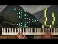 Cornfield Chase - Dorian Marko - Tik Tok | Piano Synthesia Tutorial