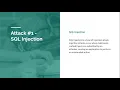 CSE3501 ISAA Cyber-attacks Prevention SQL Injection XSS Session Fixation CSRF