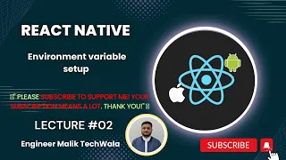 React native environment setup java home path variable android home Add platform-tools to path