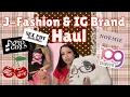 J-Fashion IG Brand Haul