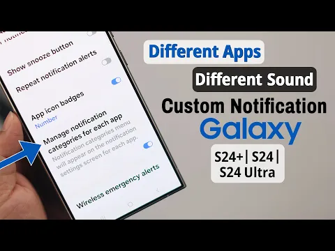 Download MP3 Galaxy S24: Cara Mengatur Suara Notifikasi Berbeda Untuk Setiap Aplikasi Terpisah!