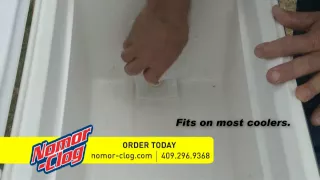 The Amazing NomorClog Cooler Drain Cover
