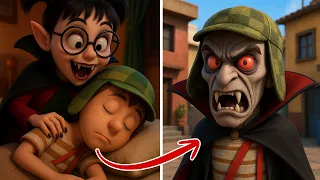 CHAVITO SE CONVIERTE EN VAMPIRO..pero luego¡¡PASA ALGO TENEBROSO!!😱🧛‍♂️💀—Compilacion completa #1