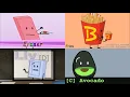 Every BFDI Character Auditions