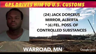 GPS Drives Canadian Man To Customs Agents Roseau County Jail