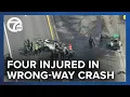 Crash involving wrong-way driver shuts down US-23 in Washtenaw County