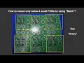How to operate Batch - by Array for chmt36va 36vb 48va 48vb 530p4 560p4